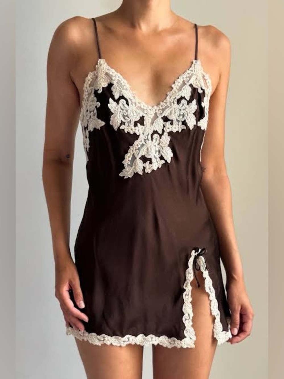 La Perla Maison RARE pink slip nighty-Size Small. Pristine - Picture 3 of 7